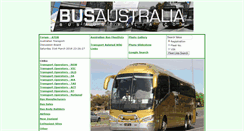 Desktop Screenshot of busaustralia.com