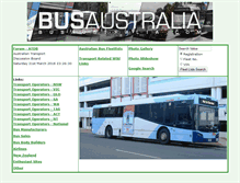 Tablet Screenshot of busaustralia.com